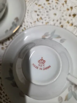 Set 5 Tazzine Te/caffe' Porcellana Giapponese Vint