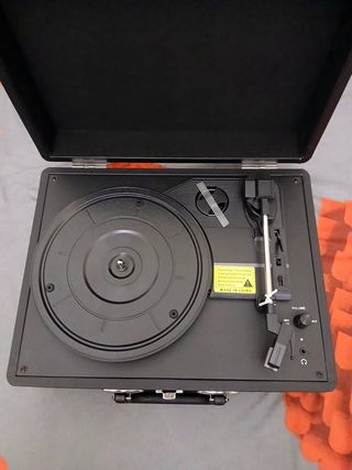 Giradischi Valigetta Nero