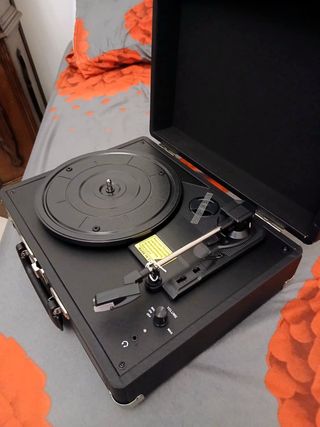 Giradischi Valigetta Nero