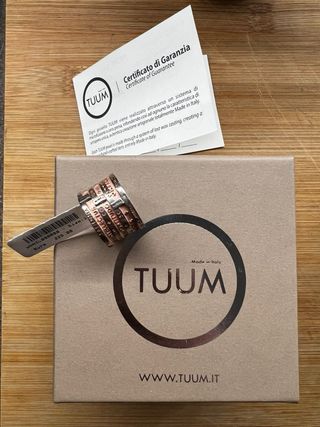 Anello Tuum Sette Doni rosato e Argento