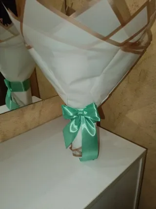 Ramo de rosas de tela