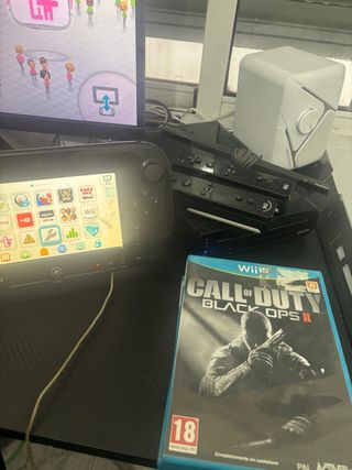 Nintendo Wii U Nera + Call of Duty Black Ops II