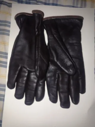Guantes Levi's de piel con forro
