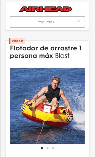 Inflable remolcable 1 persona