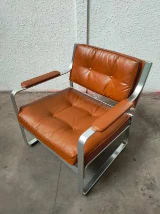 Alquiler Sillones Piel Mid Century