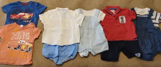 Lote Ropa Bebé 6-9 Meses: 4 Conjuntos + 2 Camiseta