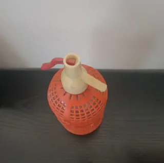 Sifón vintage Ondina naranja