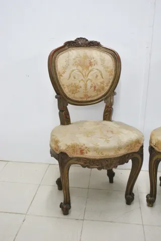 Antiguas sillas Luis XV