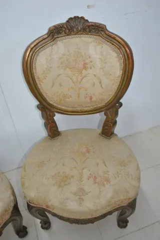 Antiguas sillas Luis XV