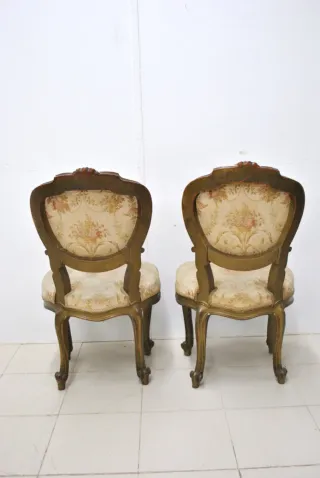 Antiguas sillas Luis XV
