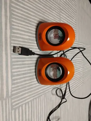 Altavoces SWEEX Naranjas USB