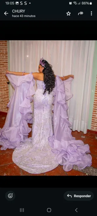 Vestido de boda gitana