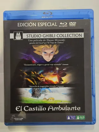 El Castillo Ambulante Blu-ray y DVD ghibli