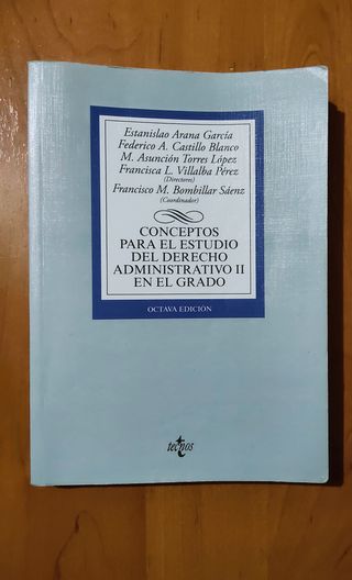 Conceptos para el estudio del Derecho administr...