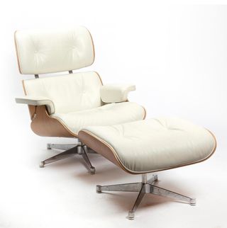 Sillón de lujo con otomana