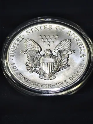 1 Onza American Silver Eagle del Año 1987