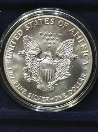 1 Onza American Silver Eagle del Año 1987