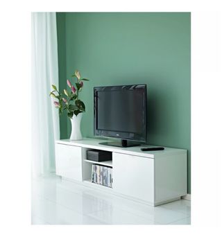 Mueble TV Ikea Byas Blanco