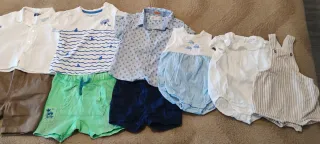 6 conjuntos Lote ropa bebé 6-12 meses