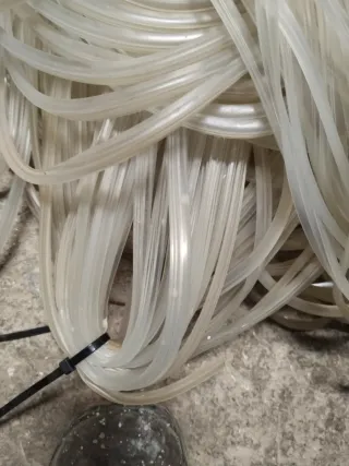 Goma transparente para acristalar o mamparas