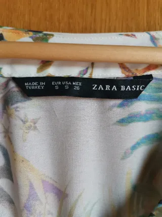 Vestido largo Zara estampado floral