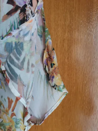 Vestido largo Zara estampado floral