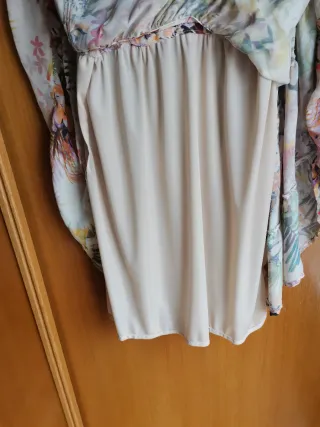 Vestido largo Zara estampado floral