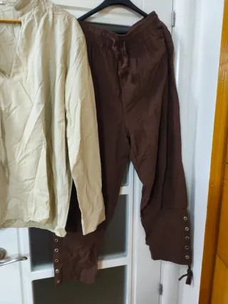 Disfraz Medieval XL Camisa y Pantalón