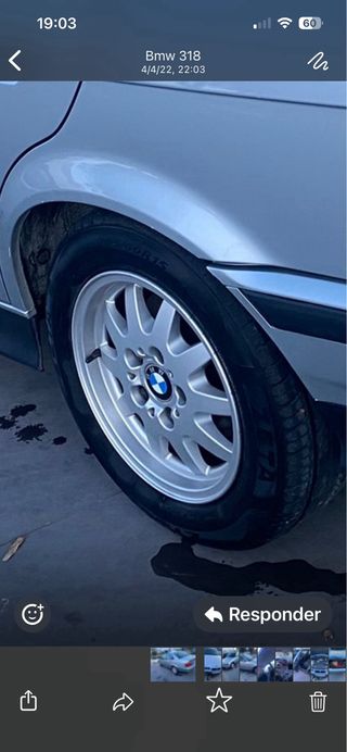 Juego llantas 15” Bmw e 36
