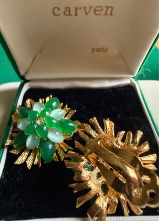 Conjunto gargantilla, pulsera y pendientes vintage