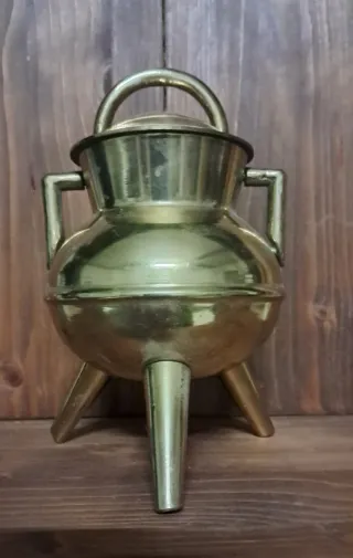 Pote Gallego Decorativo Bronce