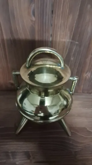 Pote Gallego Decorativo Bronce