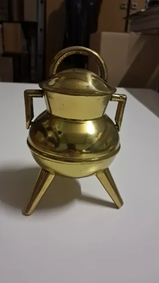 Pote Gallego Decorativo Bronce