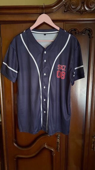 Camiseta Béisbol SKZ 08 Azul Talla XL