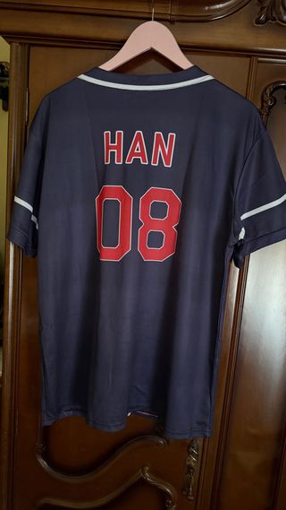 Camiseta Béisbol SKZ 08 Azul Talla XL