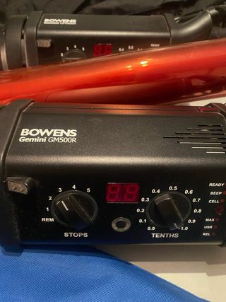 Pack Bowens + Trípode Manfrotto + Lastolitte