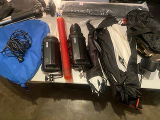 Pack Bowens + Trípode Manfrotto + Lastolitte