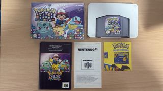 Set completo di Pokémon Puzzle League per Nintendo 64 con scatola, manuale e cartuccia
