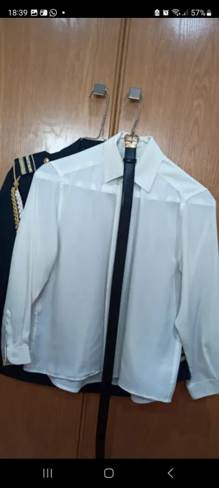 Traje comunión niño azul/dorado 9-10 años