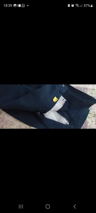 Traje comunión niño azul/dorado 9-10 años