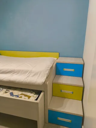 Habitación juvenil cama + escritorio