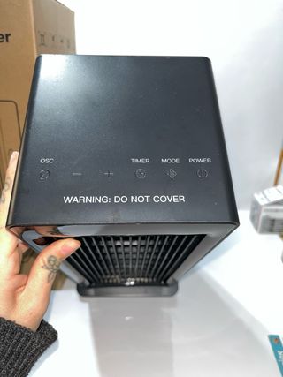 Calefactor OMISOON 2000W Negro