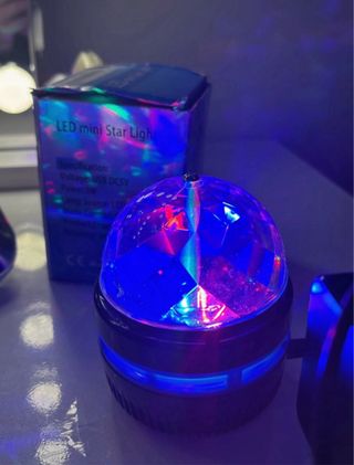 Mini Proyector Luz Fiesta USB