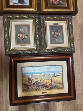 Lote de 6 Cuadros Decorativos