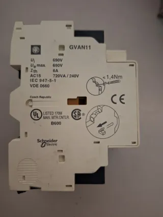 Salva motore Schneider GV2ME06 1-1.6A
