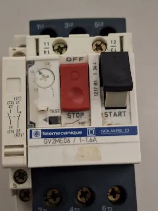 Salva motore Schneider GV2ME06 1-1.6A