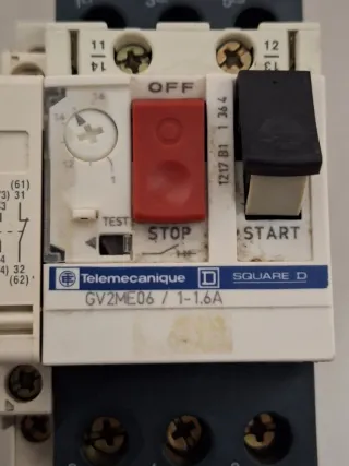 Salva motore Schneider GV2ME06 1-1.6A