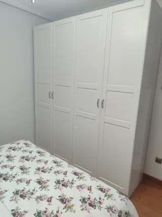 Armario blanco gran capacidad