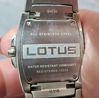 Reloj Lotus 15315/F Titanio Naranja