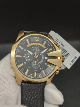 Reloj Diesel Mega Chief DZ4344 Dorado Negro 51 mm